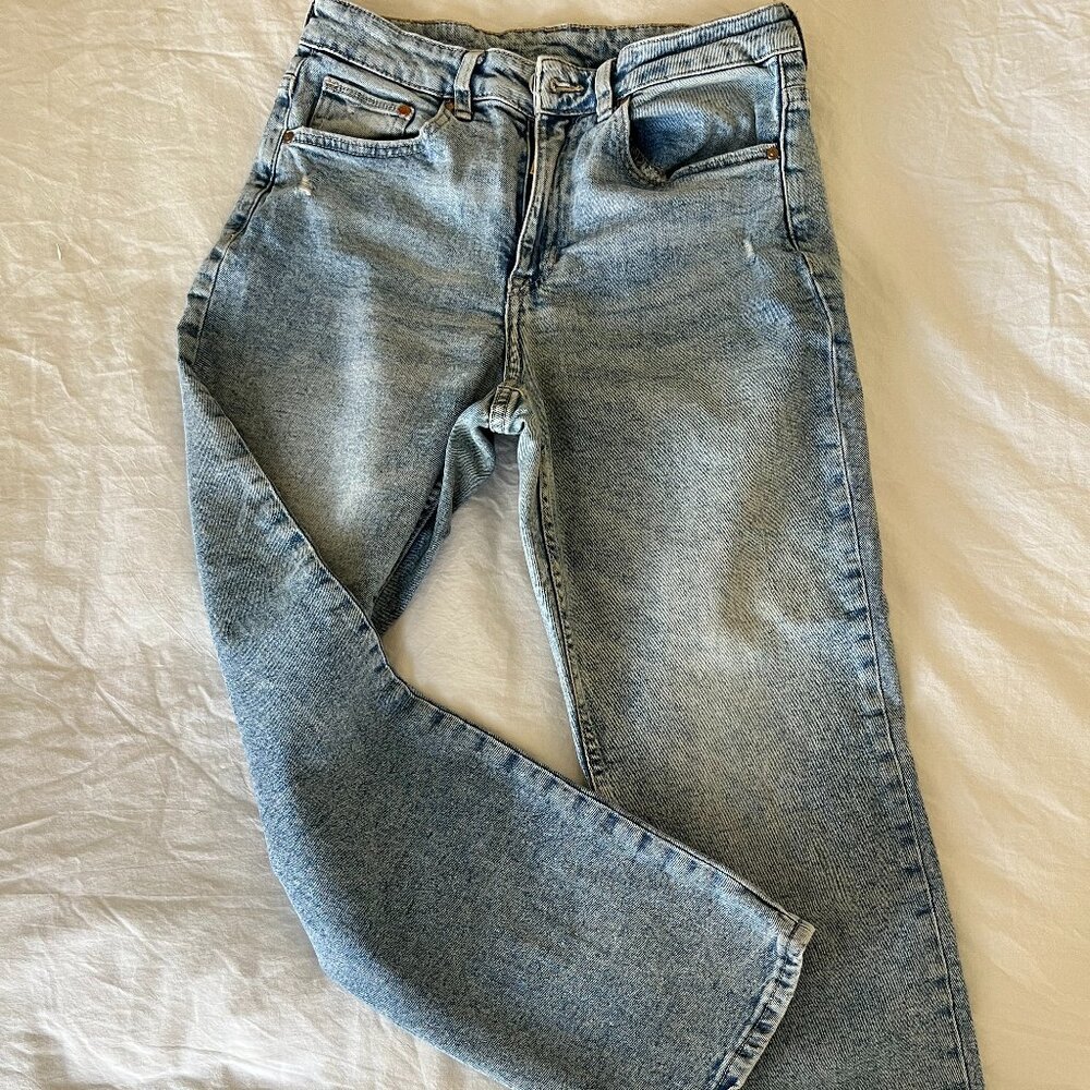 H&M &Denim Straight Leg Ankle Length Jeans